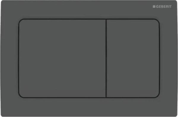 Geberit Alpha30 Kumanda Kapağı Çift Basmalı, Mat Siyah - 115.055.14.1 - Image 1