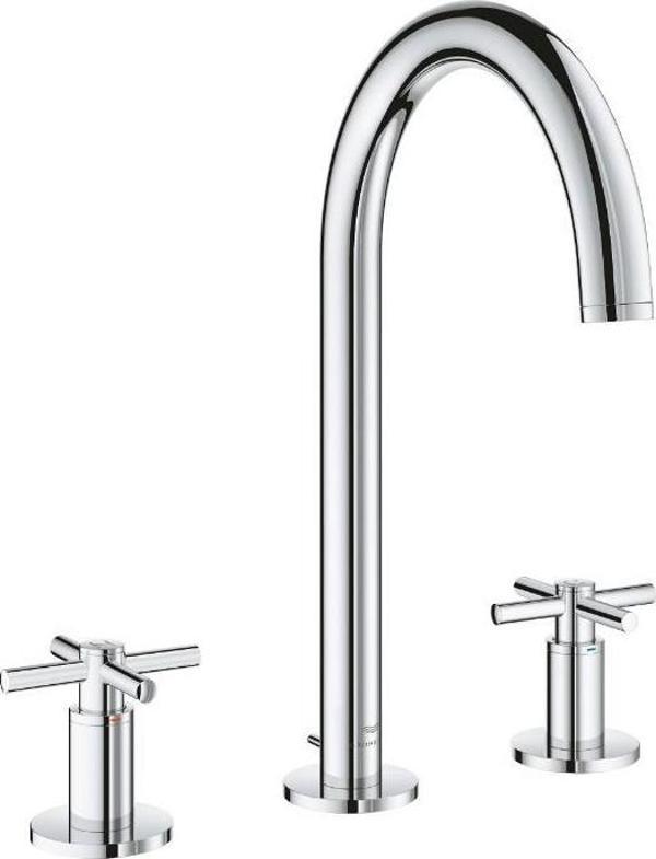Grohe Atrio Üç Delikli Lavabo Bataryası 1/2" L-Boyut - 20643000 - Image 1