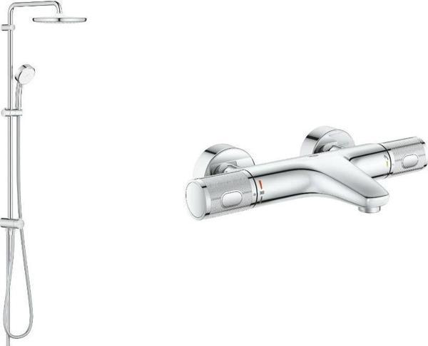 Grohe Tempesta Cosmopolitan Duş Seti (Duş kolonu + Termostatik Batarya) - 26675000SET - Image 1