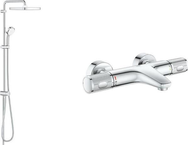 Grohe Tempesta 250 Kare Duş Seti (Duş kolonu + Termostatik Batarya) - 26694000SET - Image 1