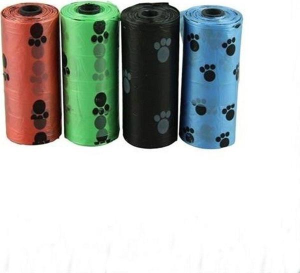 Tedaks 4Lü Evcil Hayvanlar Için Pati Desenli Kedi Köpek Kaka Poşeti Torbası - Image 1