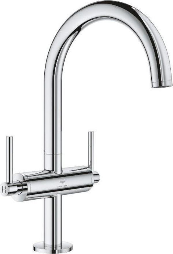 Grohe Atrio Tek Delikli Lavabo Bataryası, 1/2" L-Boyut - 21145000 - Image 1