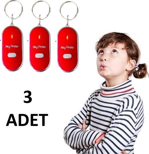 Tedaks 3 Adet Anahtar Bulucu Sese Duyarlı Işıklı Anahtarlık Aparat - Image 1