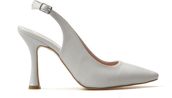 Kadın İnce Topuklu Ayakkabı 25y Ykşk-8413 Z Beyaz - Image 1