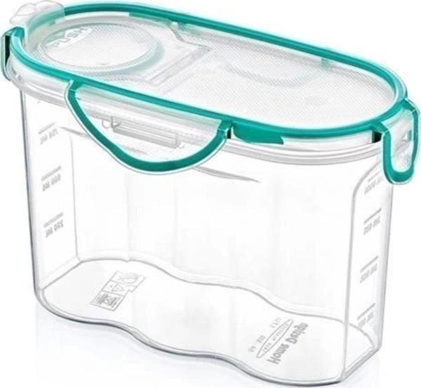 Collection Kilitli Kapaklı Contalı Hava,Su Sıvı Geçirmez 1,2 Litre Erzak Saklama Kabı-Sa580 - Image 1