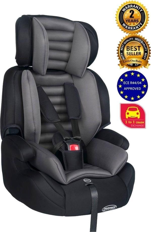 Jimmy Baby Sırt Ayarlı Bebek Çocuk Gri Oto Koltuğu - Image 1