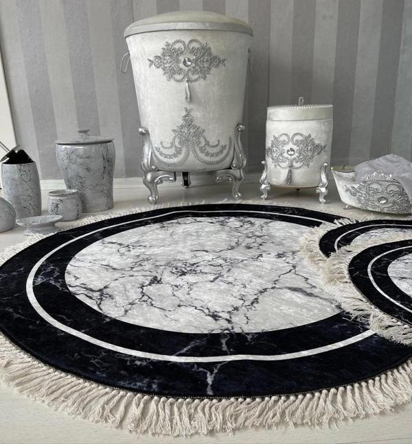 Multi  Kaymaz Taban  3lü Banyo Paspas Takımı  382-00 - Image 1