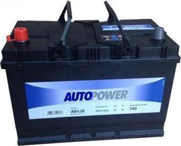 AutoPower A91JX Ters Kutup Akü 91Ah - Image 1