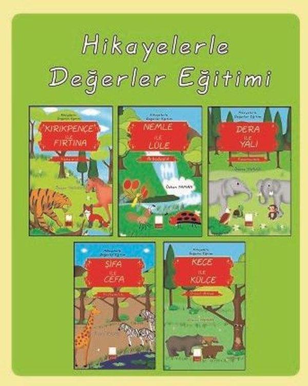 Hikayelerle Değerler Eğitimi Seti-5 Kitap Takım - Yarım Elma Yayınları - Image 1