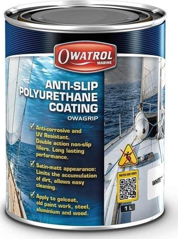 Owatrol 1lt Owagrip Beyaz Kaymaz Boya - Image 1