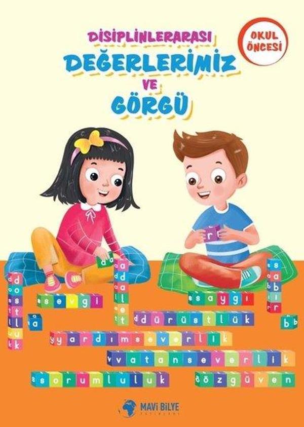 Okul Öncesi Disiplinlerarası Değerlerimiz ve Görgü - Mavi Bilye Yayınları - Image 1