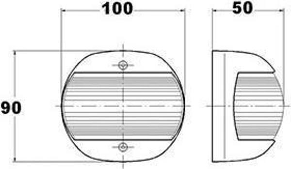Trem Stella Polera İskele Seyir Feneri 12v - Image 1