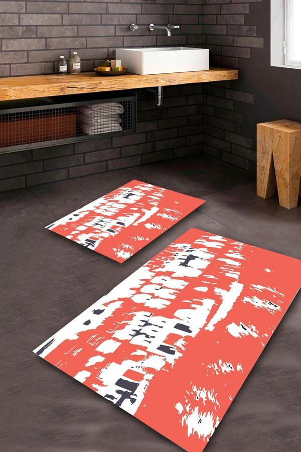  NarÇiçeği  Kaymaz Taban  Banyo Paspas Takımı  BPS-7928 - Image 1