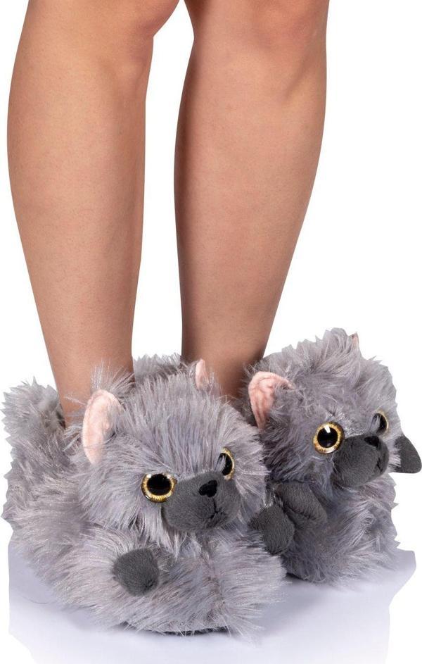 Twigy Peluş Kedi Panduf - Sevimli & Rahat Kadın Terliği - Image 1