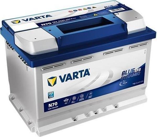 Varta N70 Efb Start Stop Aküsü 70Ah - Image 1
