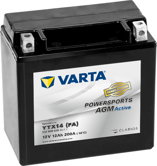 Varta YTX14 (FA) Motoskilet Aküsü 12Ah - Image 1