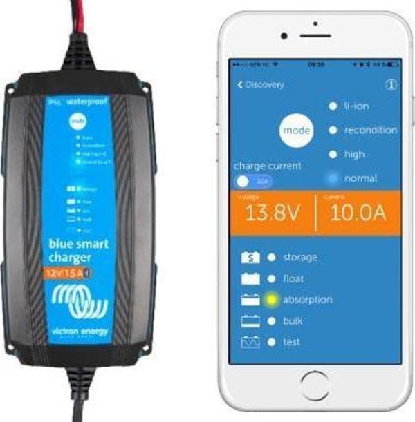 Victron Energy Blue Smart Akü Şarj Cihazı 12v 15Ah Tek Çıkışlı  - Image 1