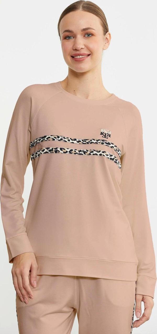 Sementa 76446 Leopar Çizgili Jogger Pijama Takım - Image 1