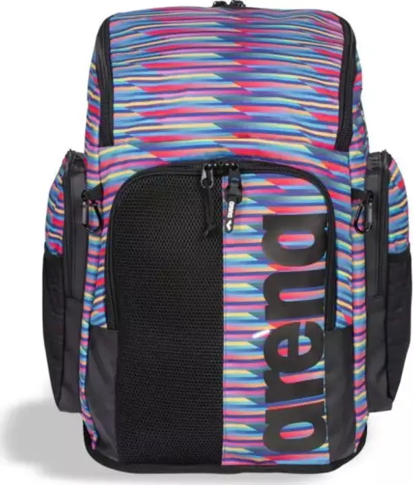 Arena Spiky III Backpack 45 Racing Stripes Yüzücü Sırt Çantası 006272130 - Image 1