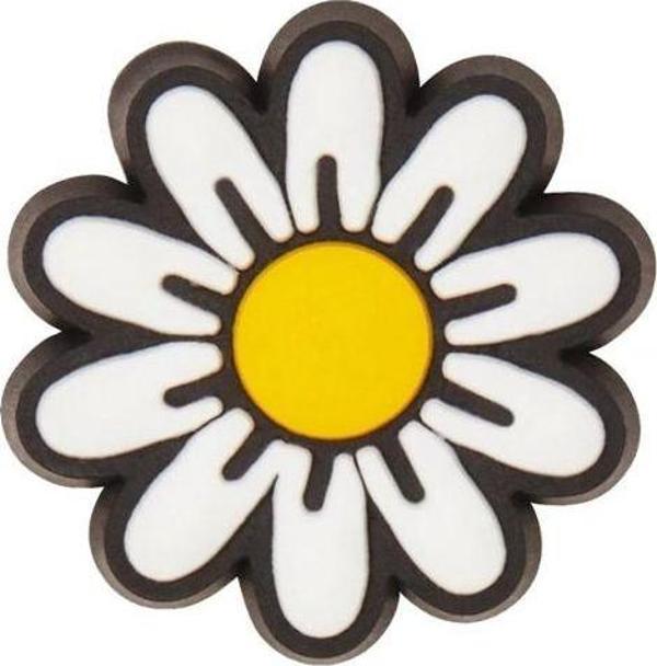 Crocs Jibbits Beyaz Daisy Ayakkabı Terlik Süsü 10007608 J01059  - Image 1