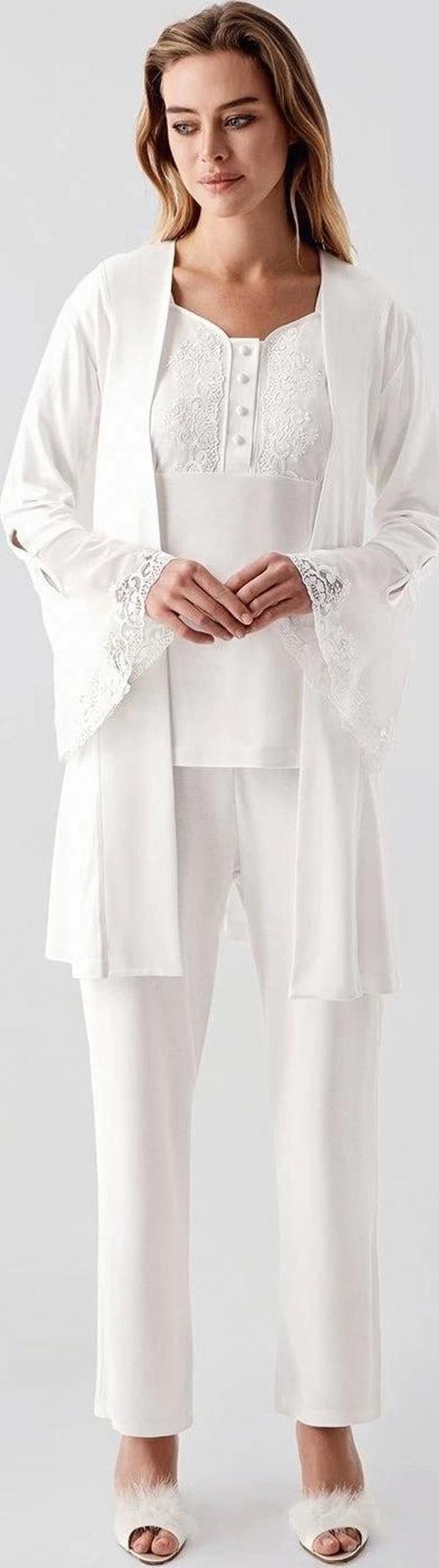 Freshness 322 Kadın Sabahlıklı Pijama Takımı - Image 1