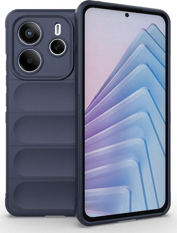 Xiaomi Redmi Note 14 5G Uyumlu Kamera Korumalı Oyuklu Lüks Silikon Kapak - Image 1