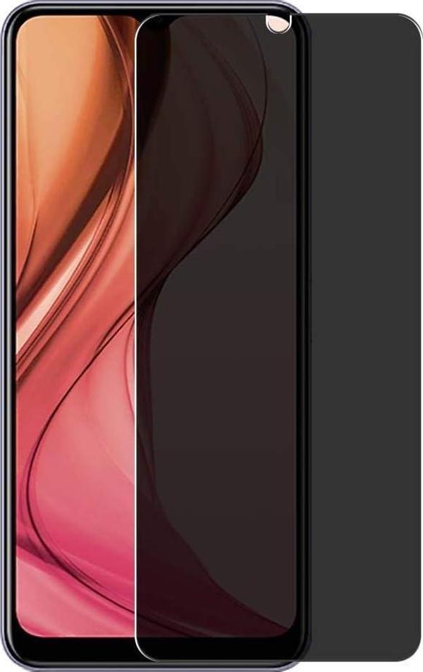 Vivo Y11s Uyumlu Gizlilik Filtreli Hayalet Ekran Koruyucu Cam(2 Adet) - Image 1