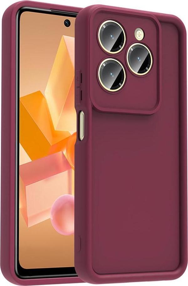 İnfinix Hot 40 Uyumlu Kamera Korumalı Çıkıntılı TPU Silikon Kılıf - Image 1