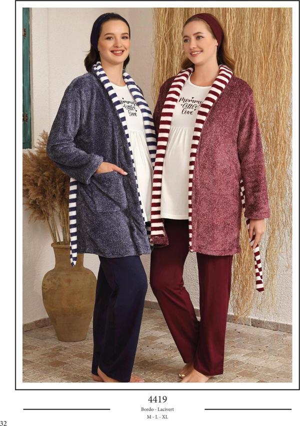 Bayan Lohusa Kışlık 'lü Pijama Takımı - Image 1