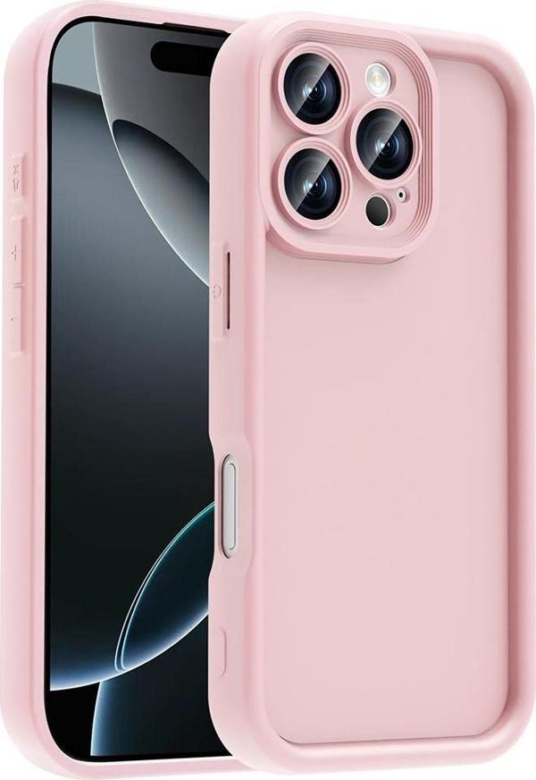 iPhone 16 Pro Max Uyumlu Kamera Korumalı Çıkıntılı TPU Silikon Kılıf - Image 1