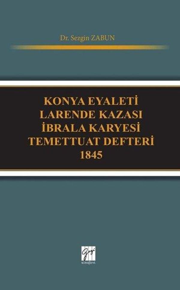 Konya Eyaleti Larende Kazası İbrala Karyesi Temettuat Defteri 1845 - Gazi Kitabevi - Image 1