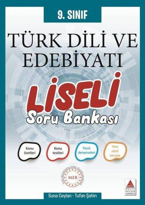 9. Sınıf Türk Dili ve Edebiyatı Soru Bankası Liseli - Delta Kültür-Eğitim - Image 1