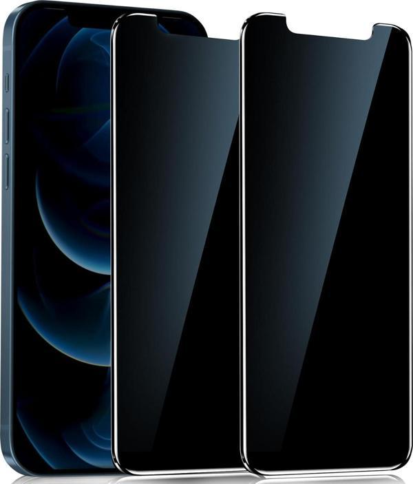 iPhone 13 Pro Max Uyumlu Gizlilik Filtreli Hayalet Ekran Koruyucu Cam(2 Adet) - Image 1