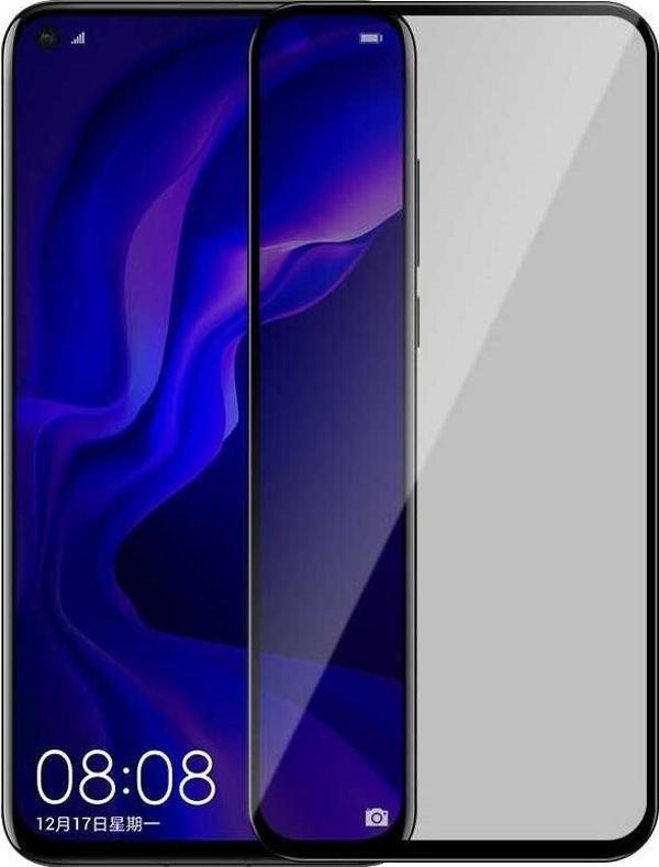 Huawei P40 Lite Uyumlu Gizlilik Filtreli Hayalet Ekran Koruyucu Cam(2 Adet) - Image 1