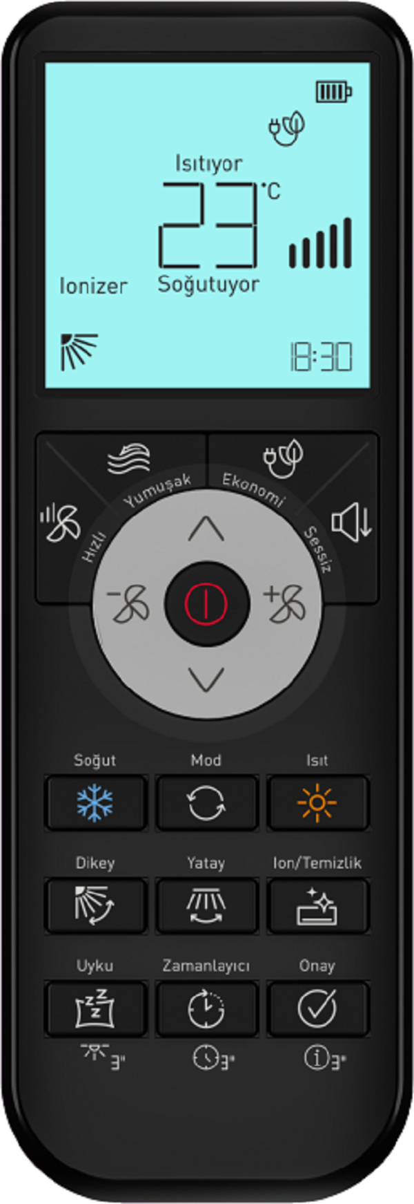 ARÇELİK 24560 Prosmart İnverter Klima Kumandası - Image 1