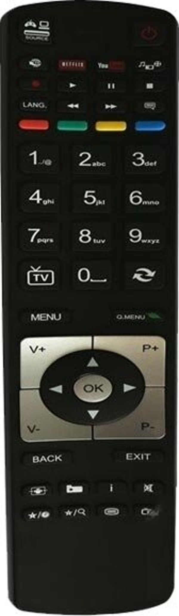 VESTEL NETFLİX-YOUTUBE TUŞLU Lcd Led Kumanda - Image 1
