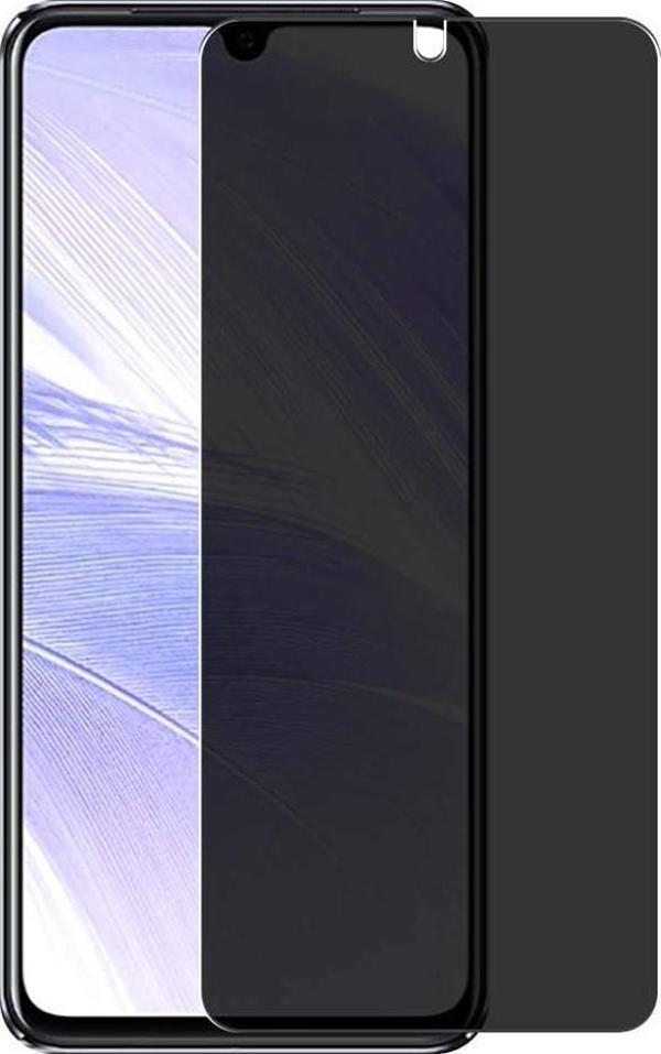 Realme C25 Uyumlu Gizlilik Filtreli Hayalet Ekran Koruyucu Cam(2 Adet) - Image 1