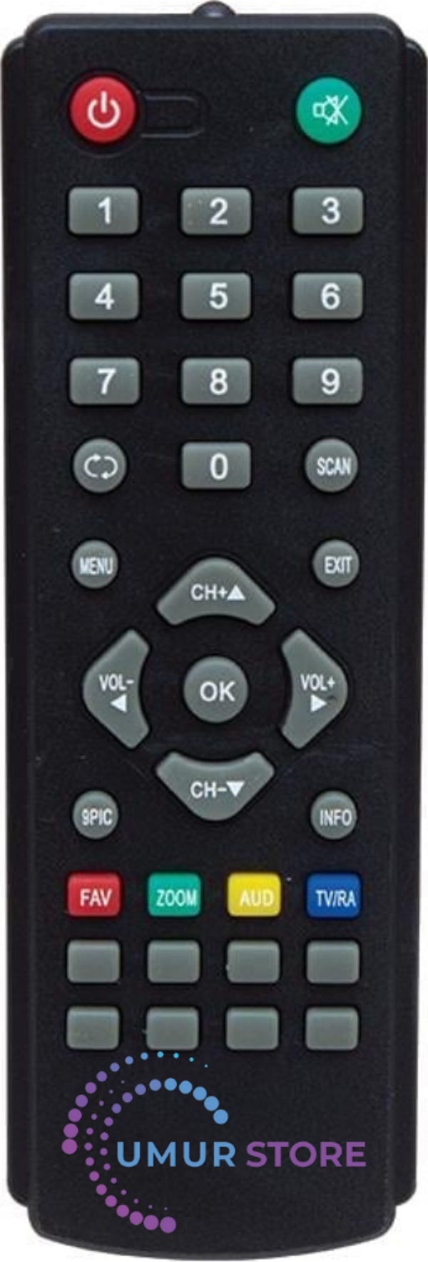 Mersat Mini HD Uydu Alıcı Kumandası - Image 1