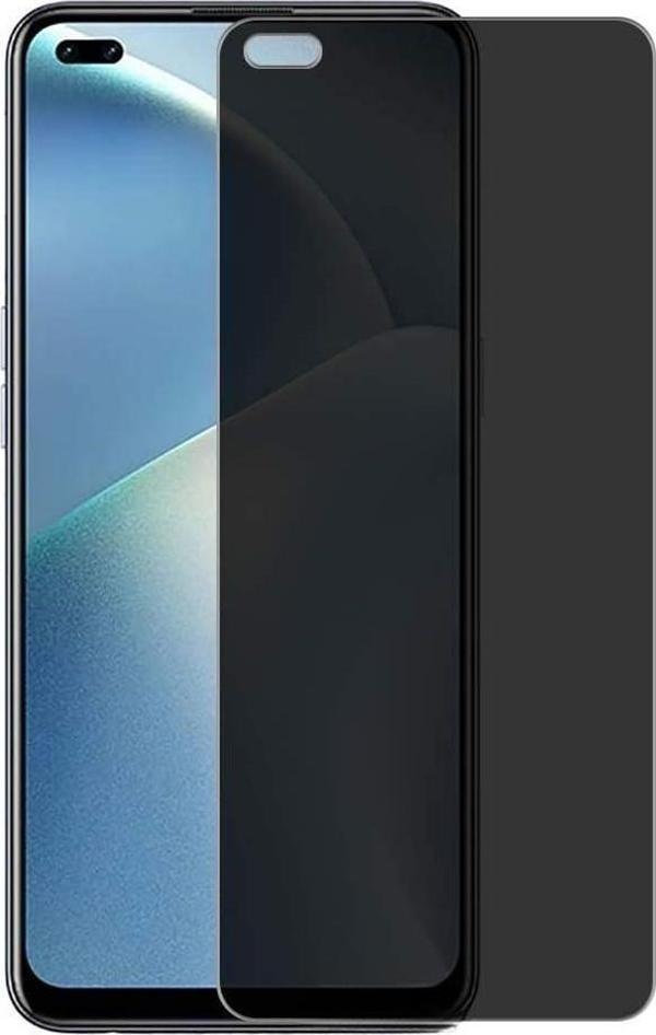 Oppo Reno 4 Lite Uyumlu Gizlilik Filtreli Hayalet Ekran Koruyucu Cam(2 Adet) - Image 1