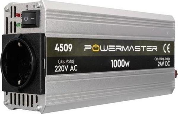 PowerMaster PM-4509 24 Volt - 1000 Watt Modifiye Sinüs İnverter - Image 1