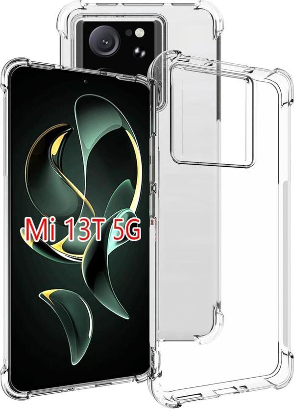 Xiaomi 13T Uyumlu Darbe Önleyici Sararmaya Dayanıklı Airbag Korumalı Ultra Slim TPU Şeffaf Silikon Kılıf - Image 1