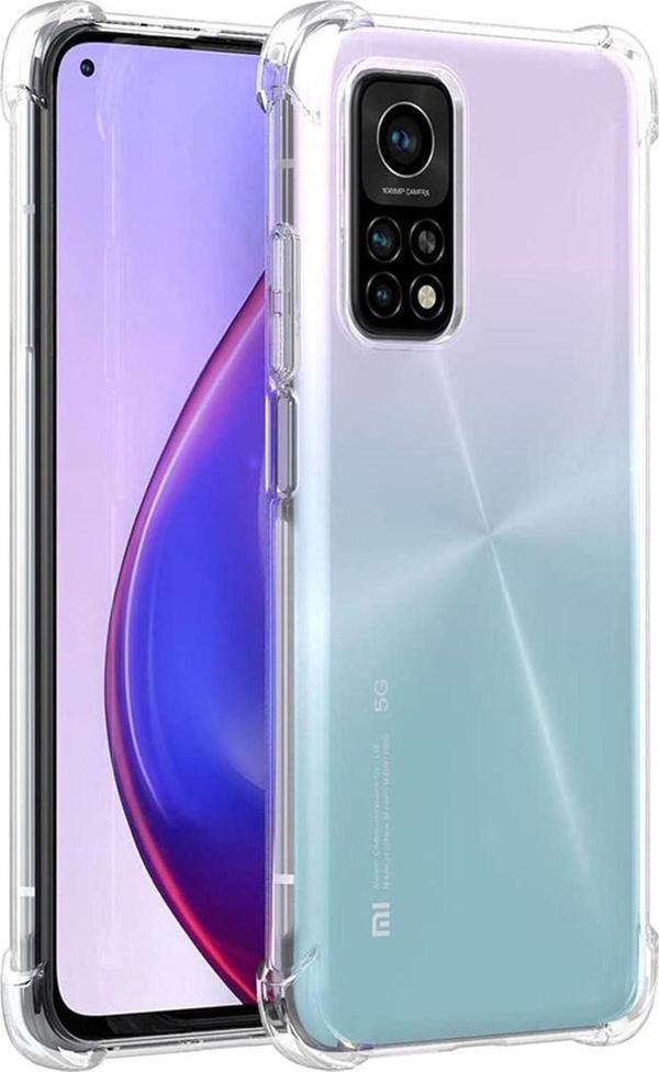 Xiaomi Mi 10T Uyumlu Darbe Önleyici Sararmaya Dayanıklı Airbag Korumalı Ultra Slim TPU Şeffaf Silikon Kılıf - Image 1