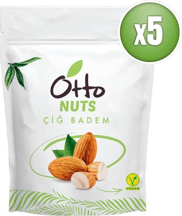 Otto Nuts Vegan Çiğ Badem 5 x 150 g - Image 1
