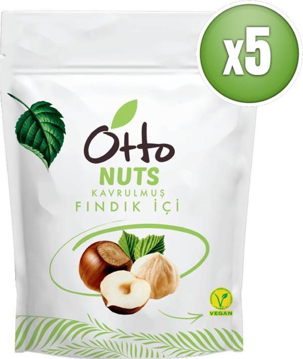 Otto Nuts Vegan Kavrulmuş Fındık İçi 5 x 150 g - Image 1
