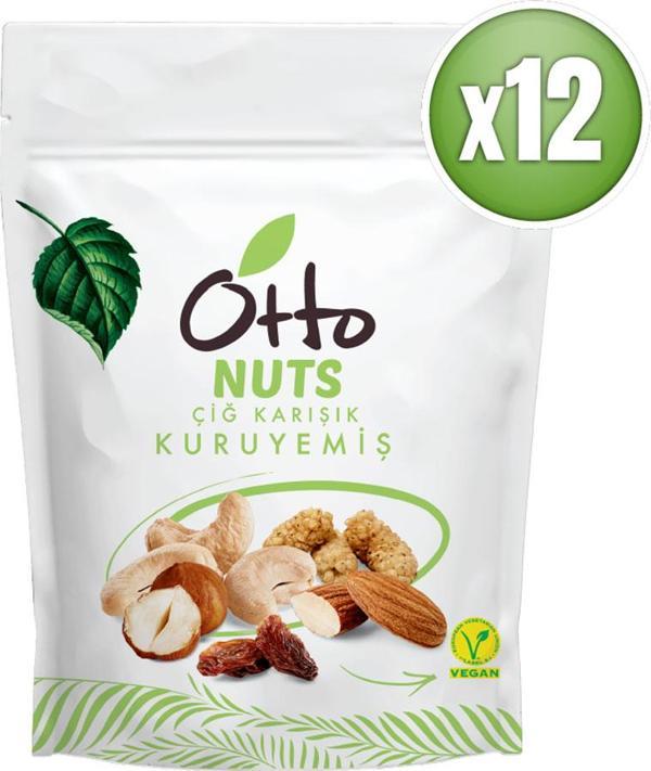 Otto Nuts Vegan Çiğ Karışık Kuruyemiş 12 x 150 g - Image 1