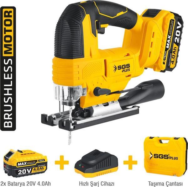 AKÜLÜ DEKUPAJ TESTERE / 20 VOLT / 4 Ah / kömürsüz - Image 1