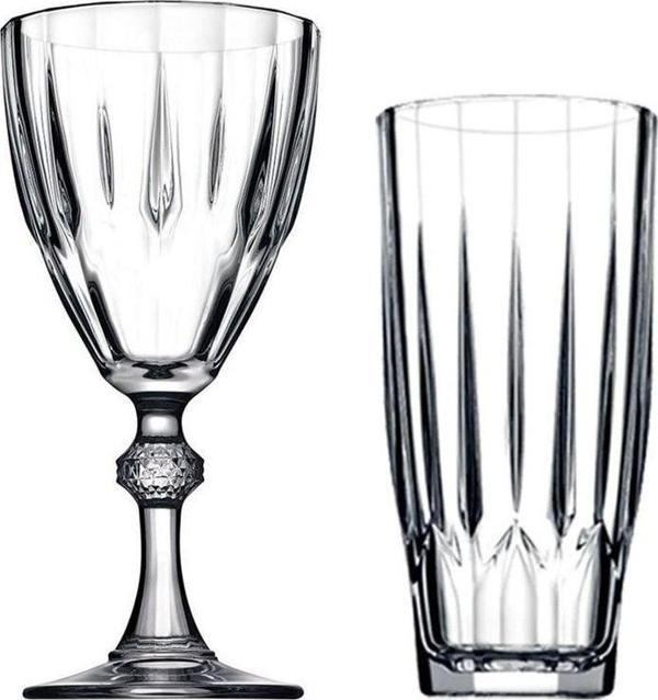 Meşrubat Bardak Seti Diamond Kadehli Su Bardağı Takımı 24 Parça Fma05123 Fma161245 471 - Image 1