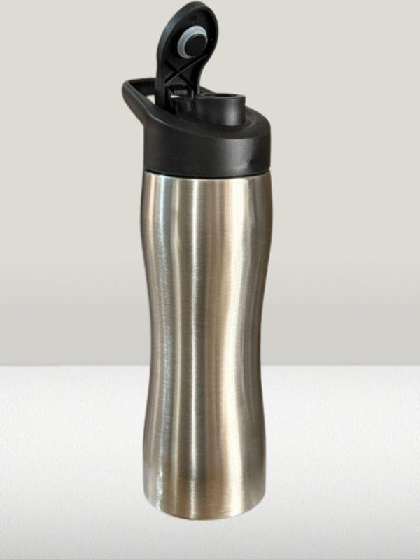 Paslanmaz Çelik Matara Suluk 550 ml Sporcu Kapak - Image 1