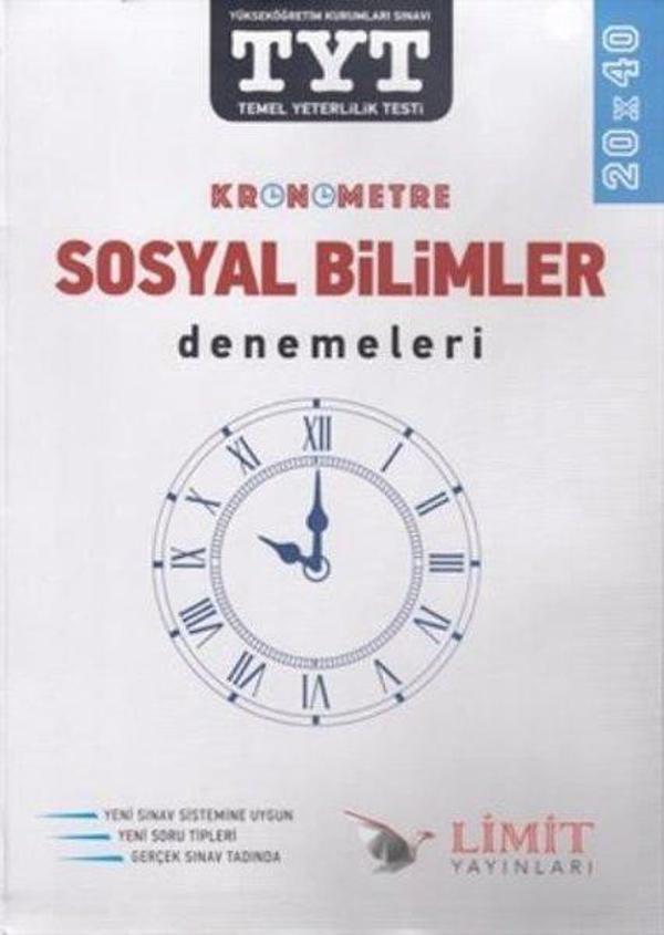 Limit Kronometre TYT Sosyal Bilimler Denemeleri - Limit Yayınları - Image 1