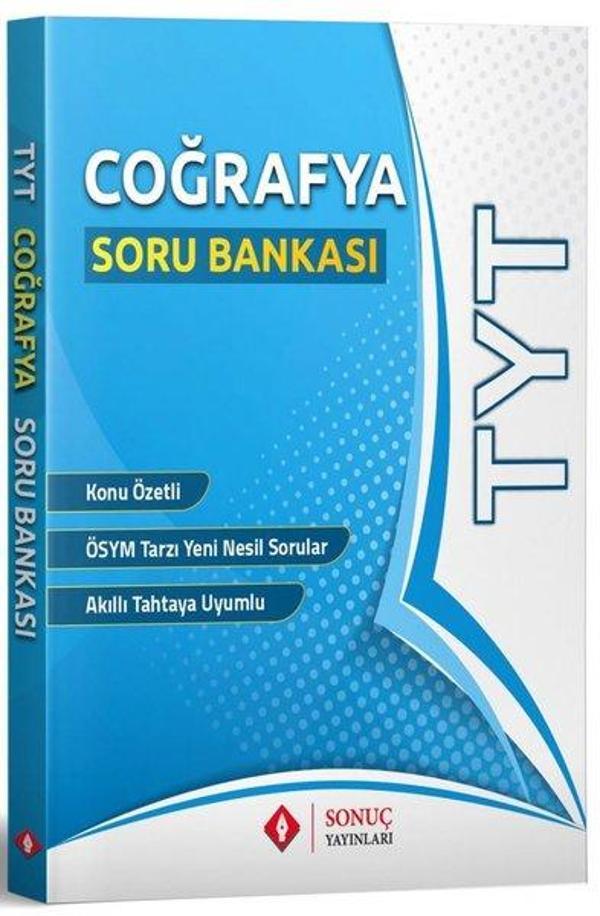 TYT Coğrafya Soru Bankası - Sonuç Yayınları - Image 1